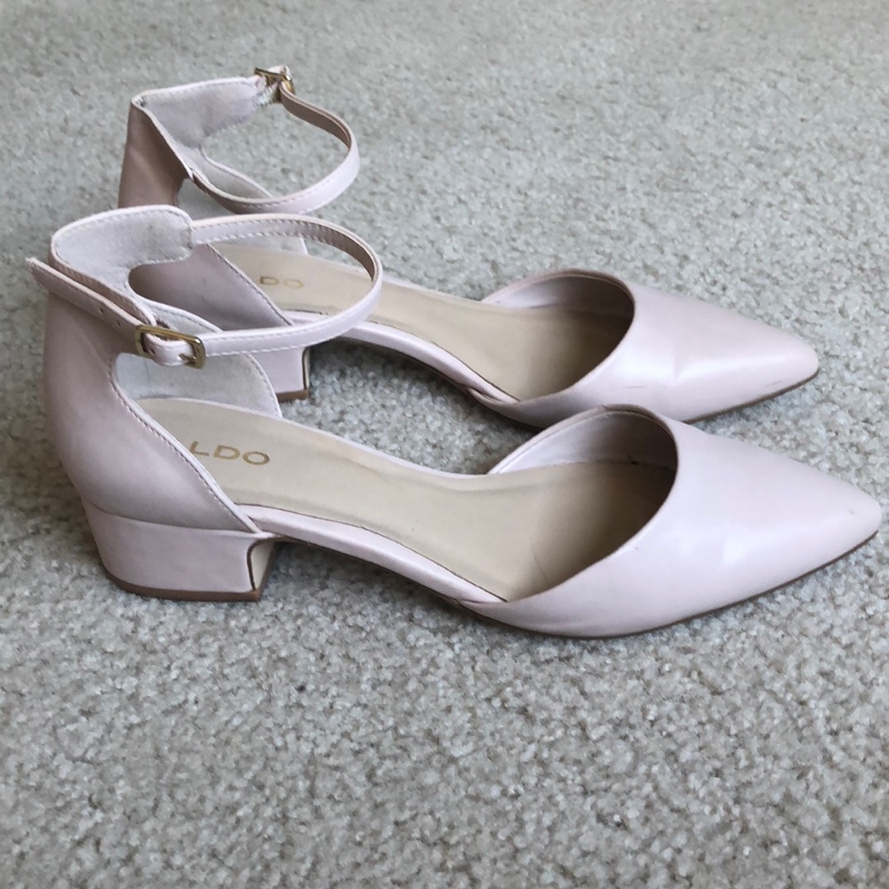 Aldo Light Pink Block Heel